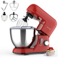 Tilt-Head Stand Mixer – 4.5 Quart Stainless Bowl, 500W, 6 Speeds + Pulse