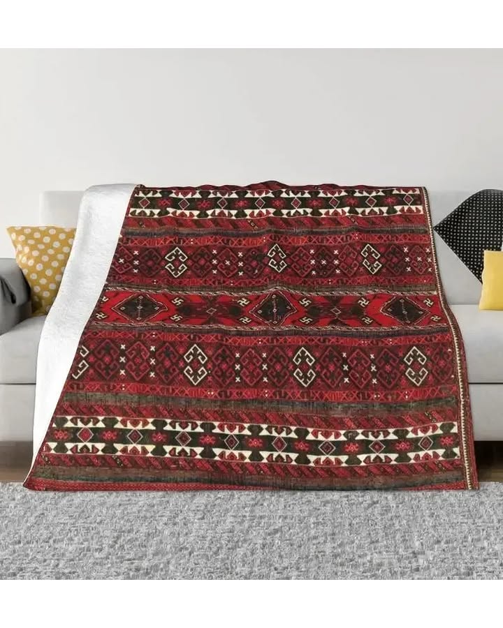 Afghan Kilim Flatweave Rug – Ethnic Tribal Design