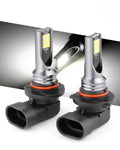 LED Headlight Bulbs – 6000K White, 10000LM, Pair