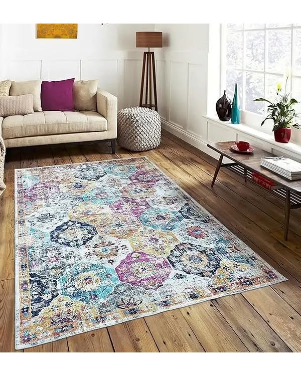 Afghan Baluchi Area Rug – Boho Tribal Large