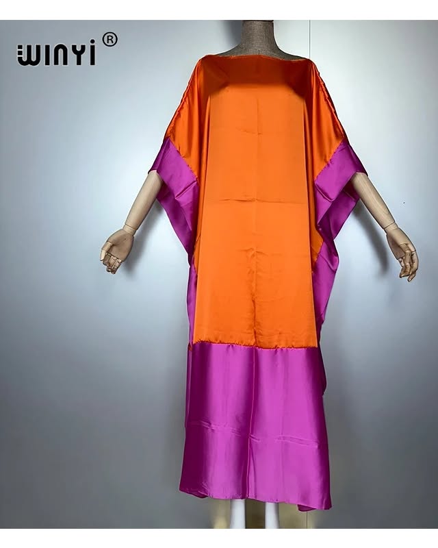 Afghan Luxury Kaftan Dress – Loose Evening Abaya Gown
