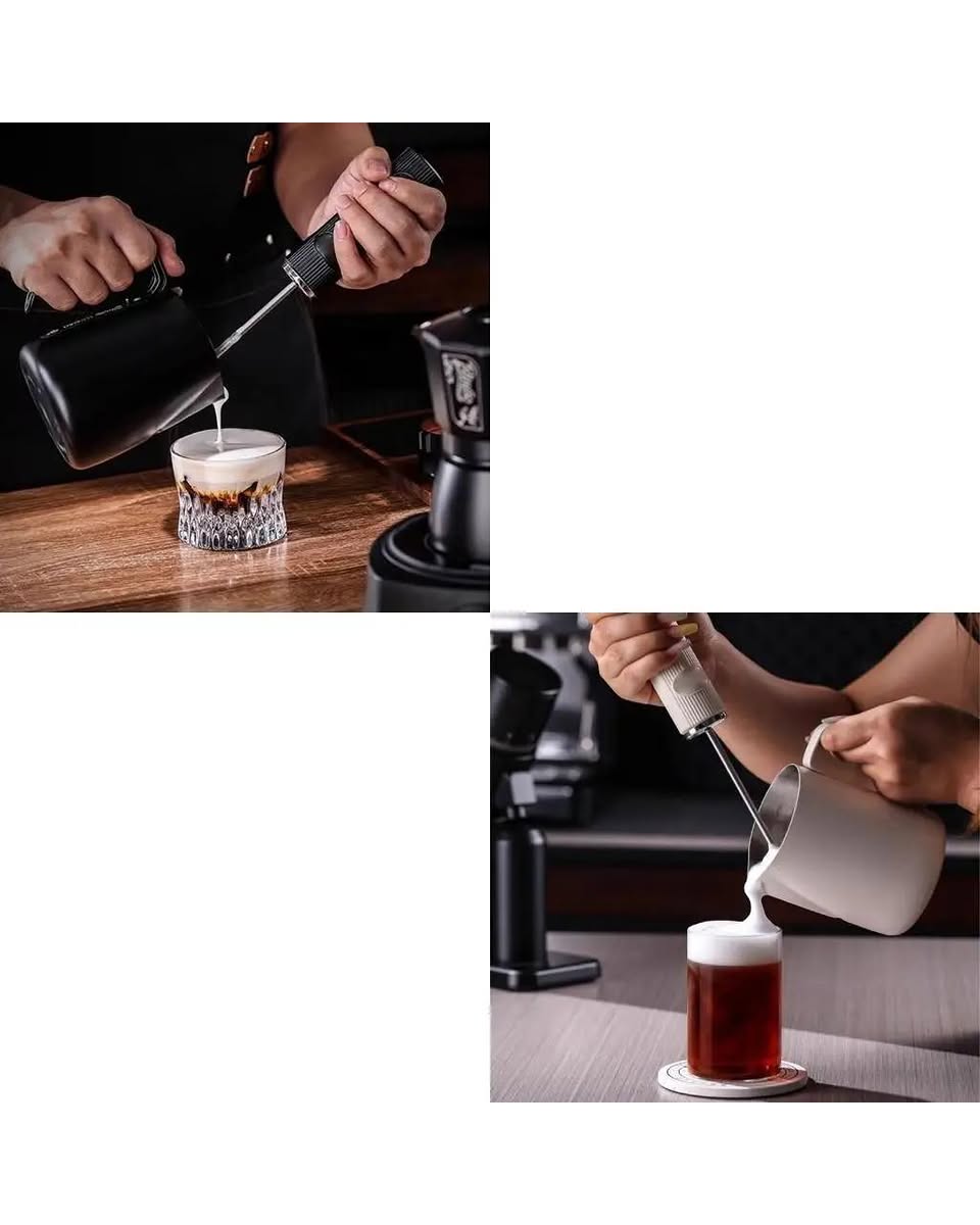 Electric Milk Frother – Handheld Mixer & Egg Beater