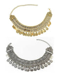 Afghan Kuchi Tassel Choker Necklace – Vintage Tribal Collar