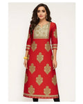 Afghan Embroidered Kurta Dress – Long Sleeve Modest Kurti