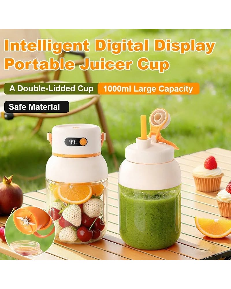 Portable Blender – USB Rechargeable Juicer Cup