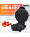 Electric Waffle Maker – 1000W Non-Stick Plates