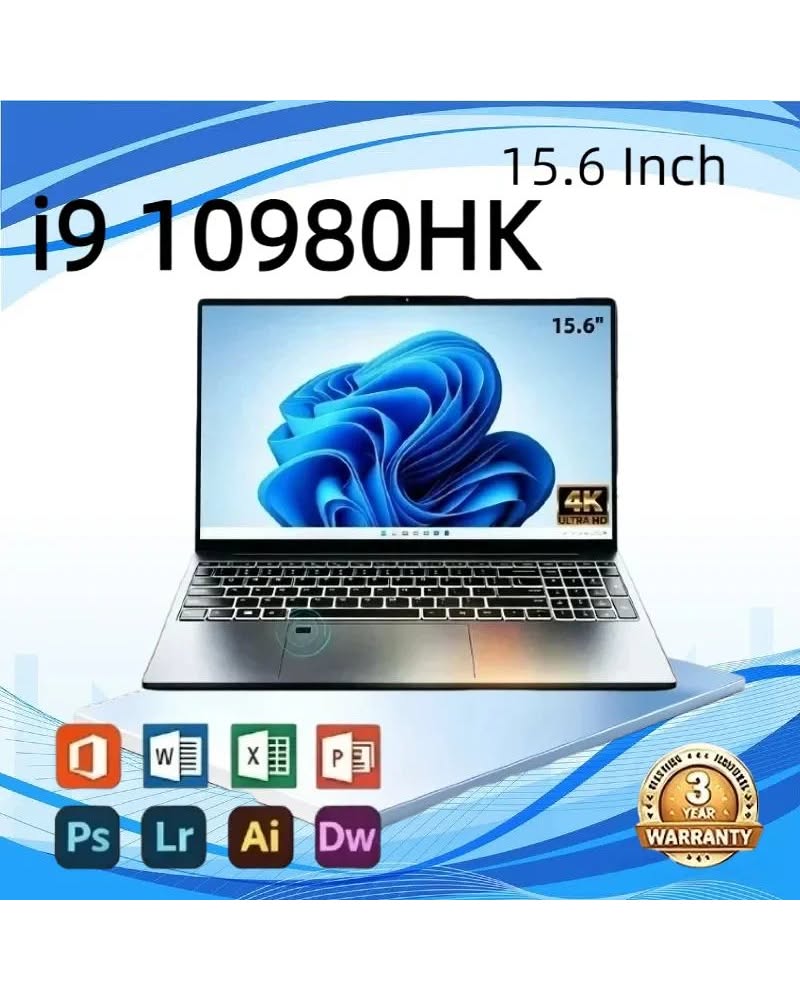15.6" Intel i9-10980HK Ultrabook – 32GB RAM, 2TB SSD
