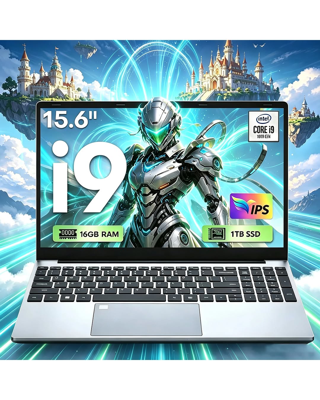 15.6" Intel i9-10980HK Laptop – 16GB RAM, 1TB SSD