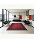 Traditional Afghan Area Rug – Vintage Oriental Carpet