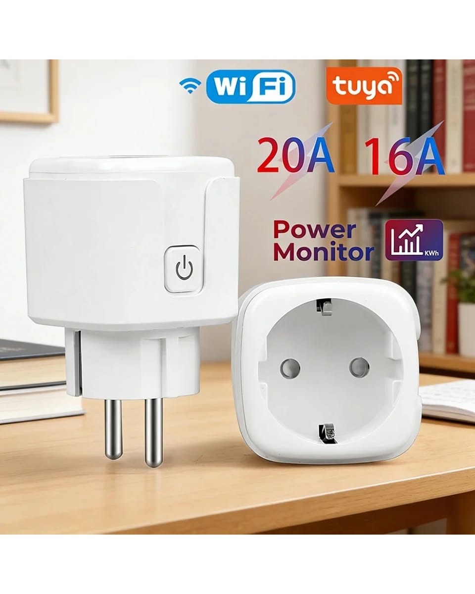 WiFi Smart Plug – Tuya Smart Life, Timer & Voice Control