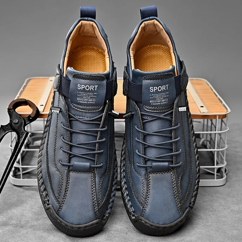 Men's Handmade Leather Casual Loafers