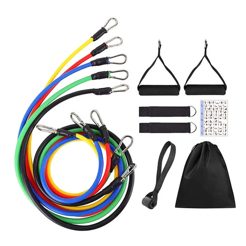 Resistance Bands Set with Handles, 11-Piece