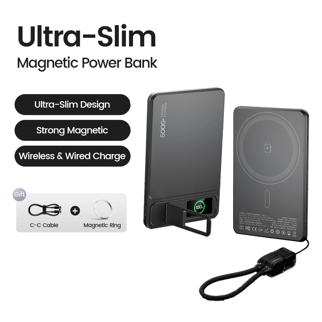 Magnetic Wireless Power Bank 10000mAh