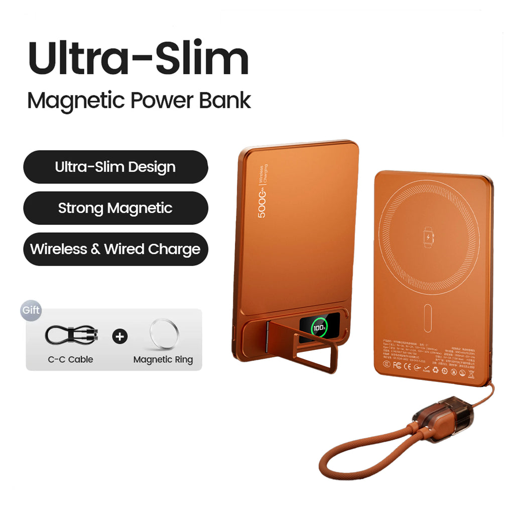 Magnetic Wireless Power Bank 10000mAh