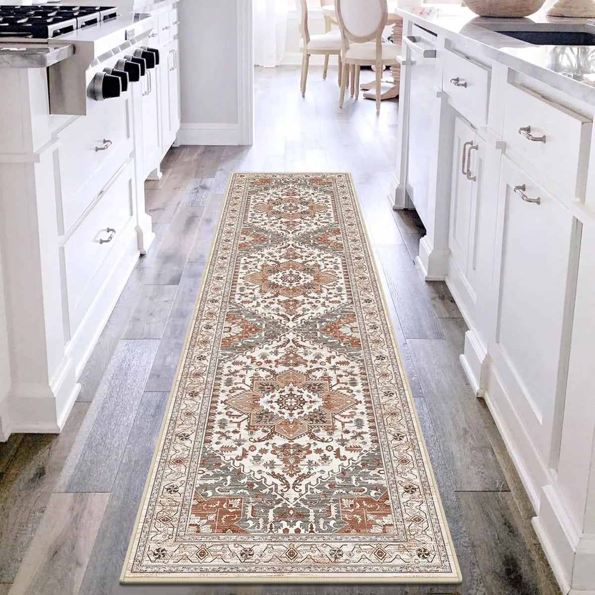 Persian Style Hallway Runner Rug