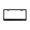 Alloy License Plate Frame, Black Carbon