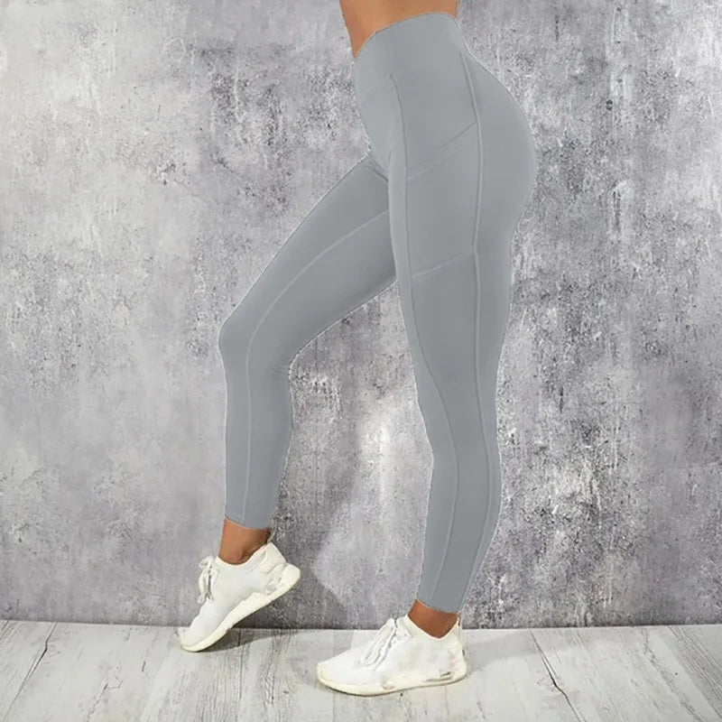 High Waist Yoga Leggings with Pockets