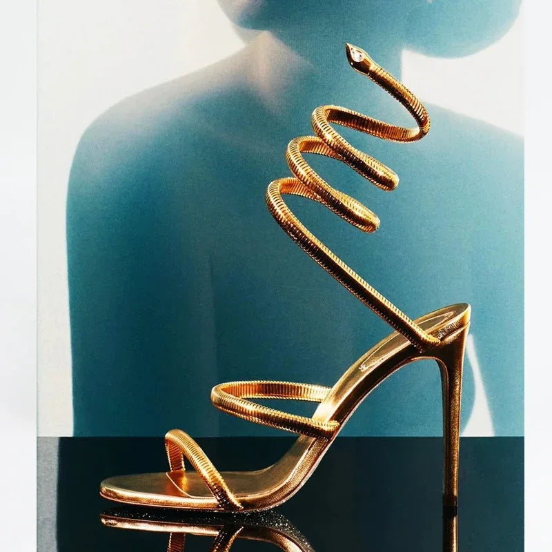 Women's Ankle-Strap Stiletto High Heels
