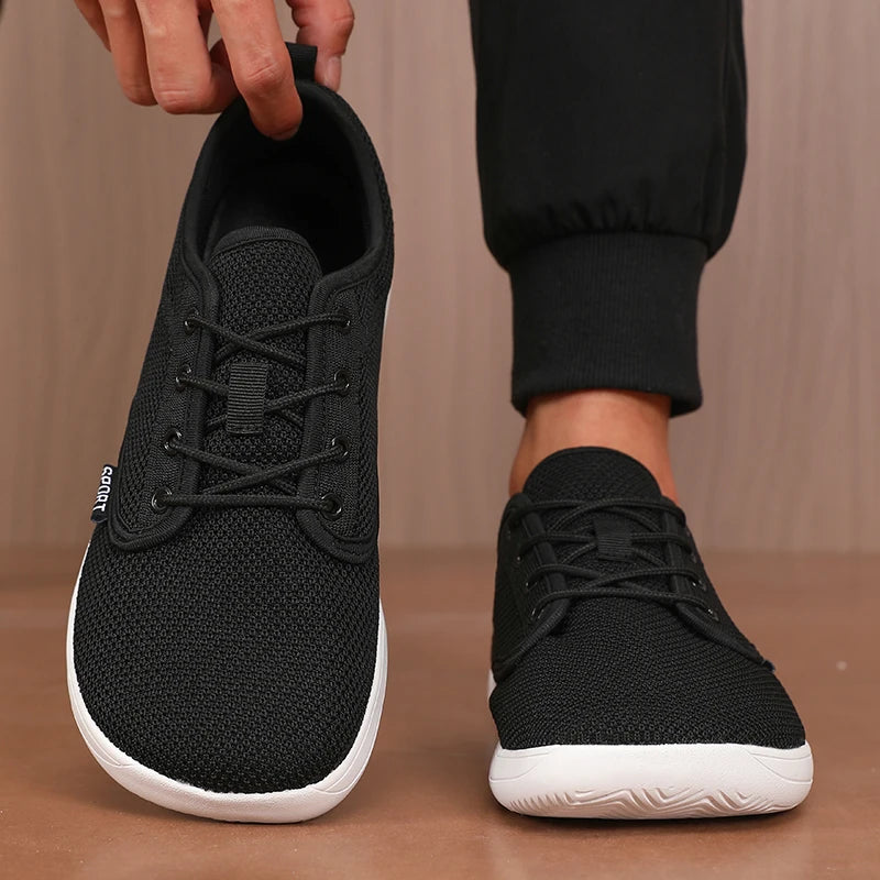 Men's Wide-Toe Barefoot Canvas Sneakers