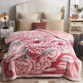 Floral Raschel Mink Blanket 200x230
