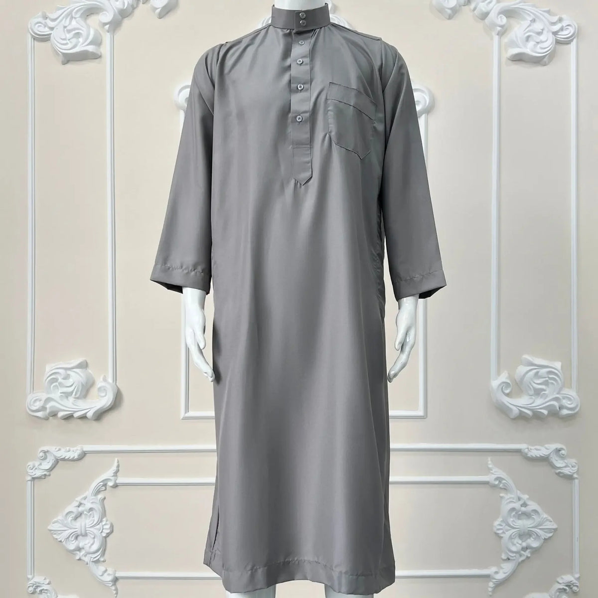 Men's White Afghan Thobe