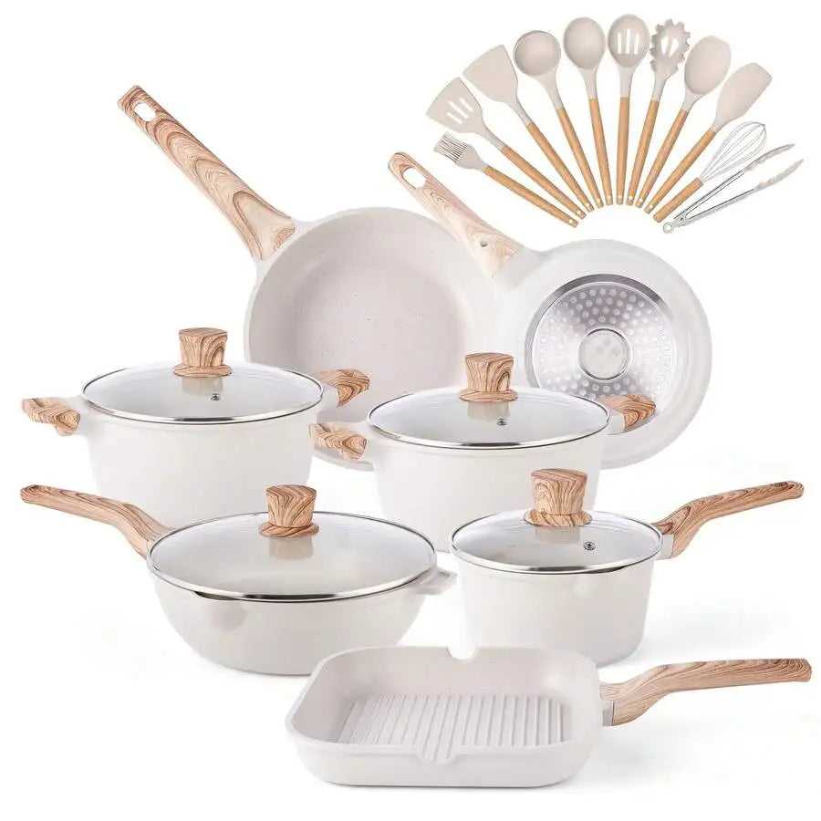 20-Piece Granite Cookware Set