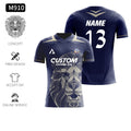 Men's Number 7 Soccer T-Shirt - Blue