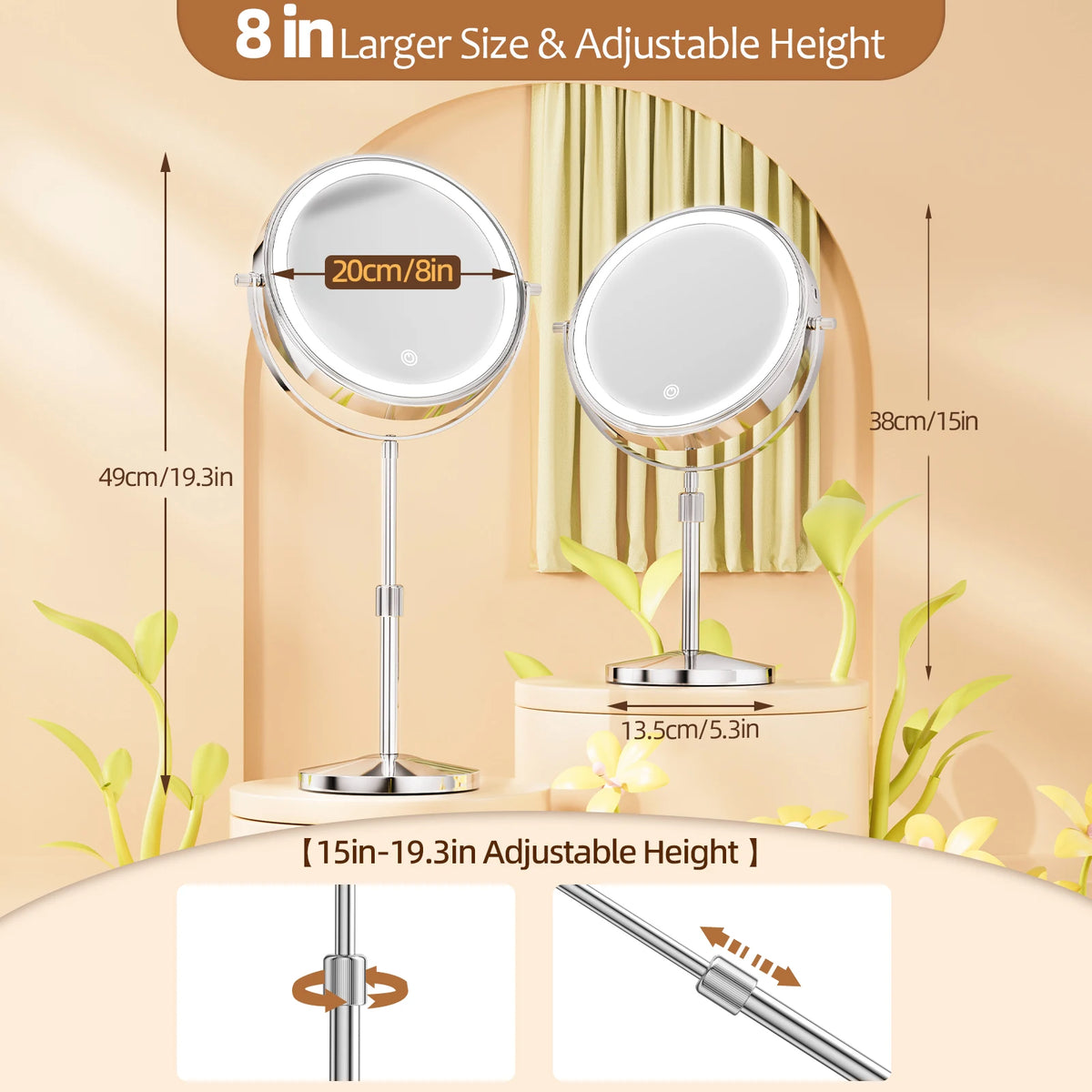 LED Makeup Mirror with Lights