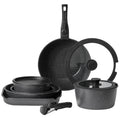 SucceBuy 17-Piece Nonstick Cookware Set