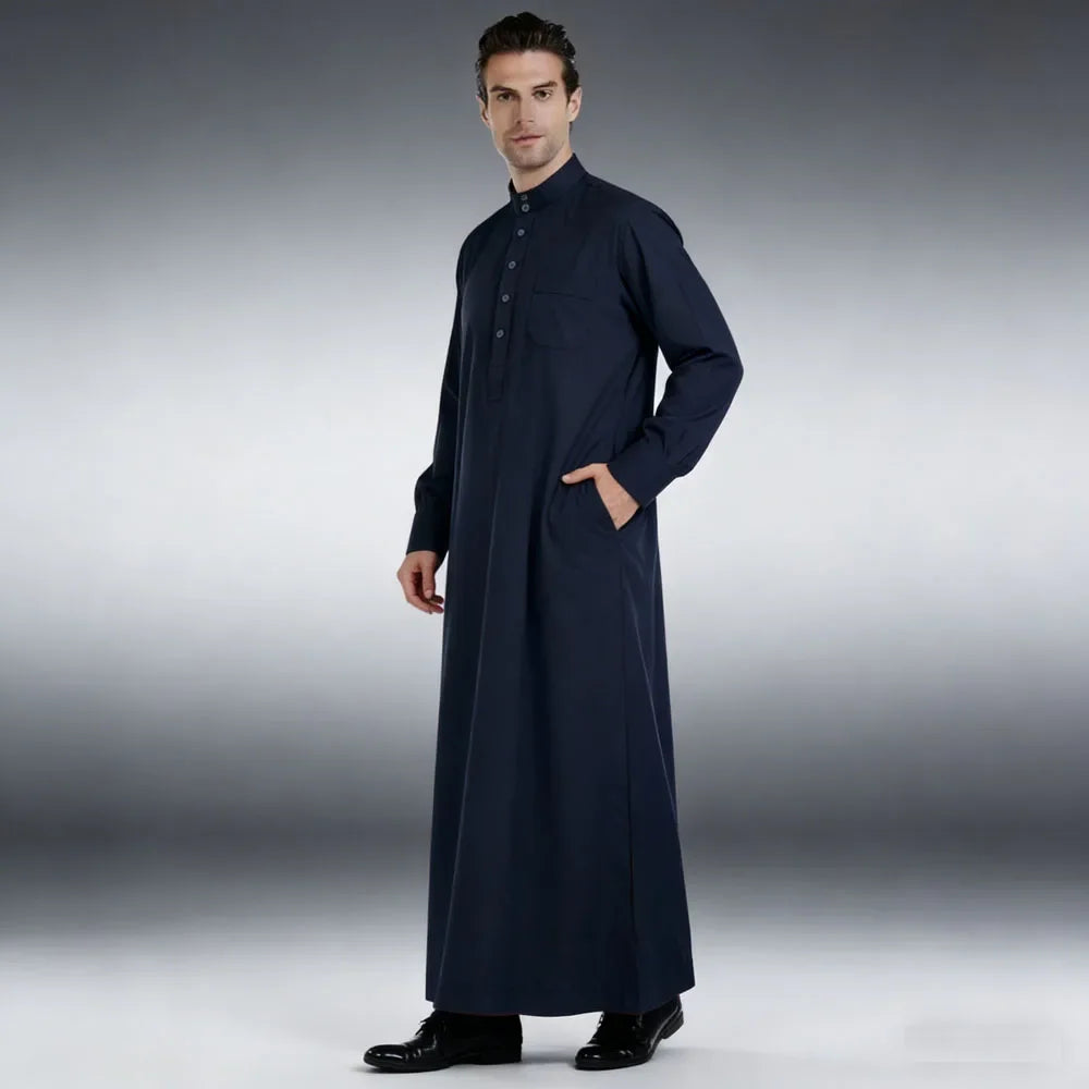 Men's White Afghan Thobe