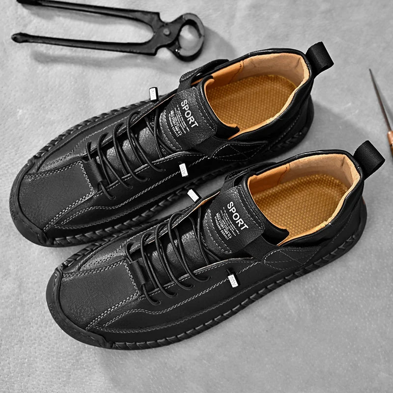 Men's Handmade Leather Casual Loafers