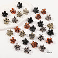 Mini Flower Hair Claw Clips Set