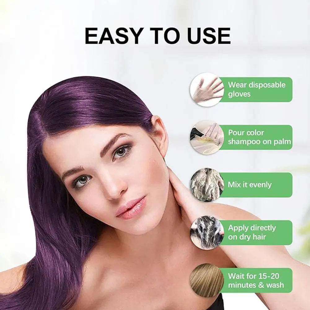 Permanent Black Hair Dye Cream