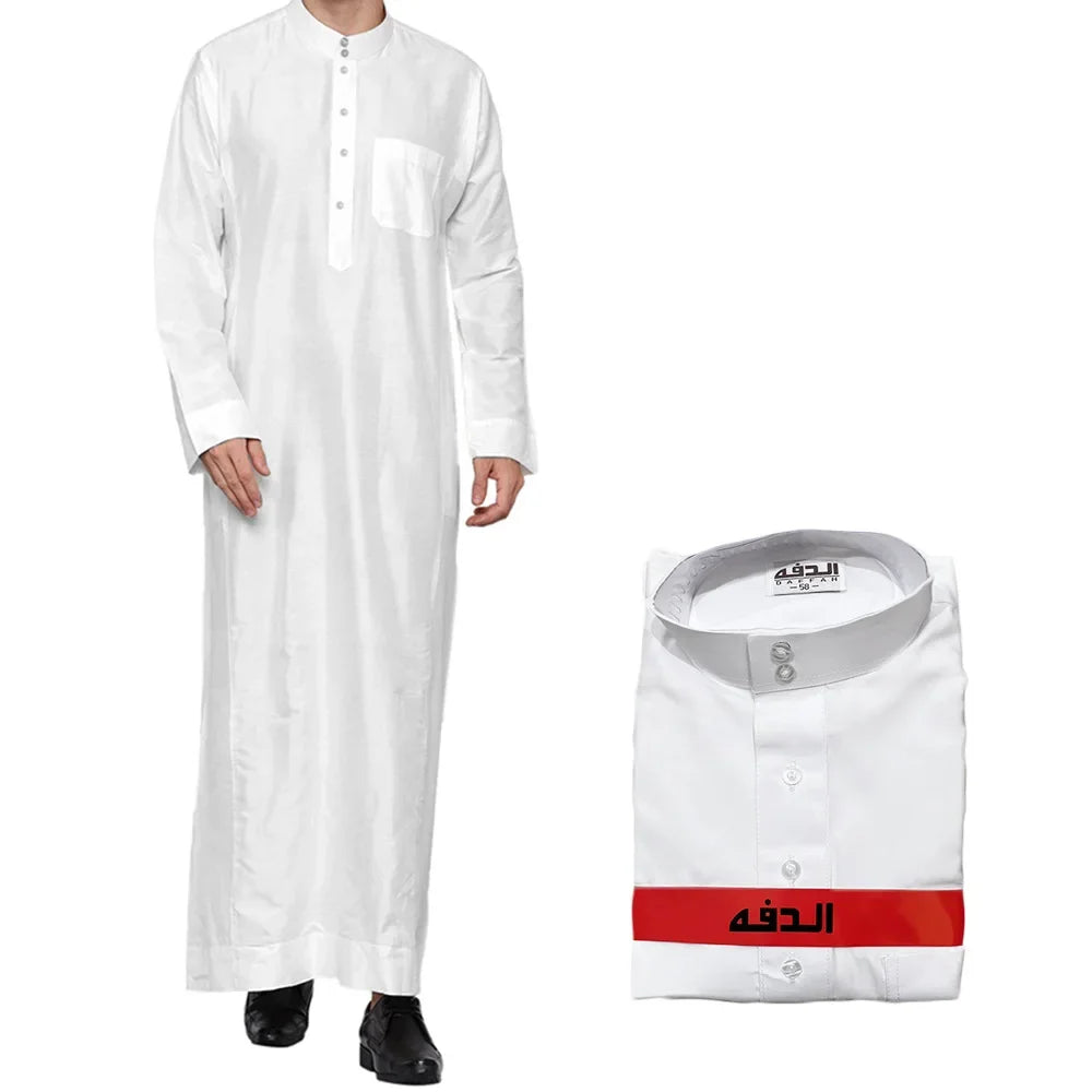 Men's White Afghan Thobe