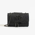 Women's Croc Pattern Chain Handbag