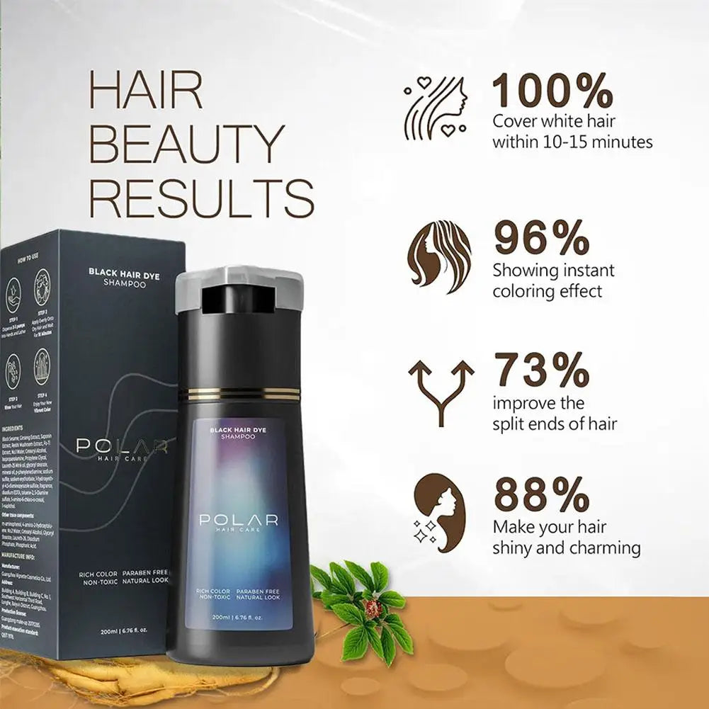 Permanent Black Hair Dye Cream