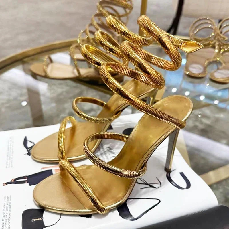 Women's Ankle-Strap Stiletto High Heels