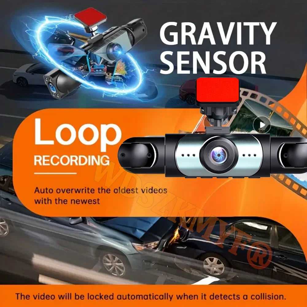 360° 4-Channel Dash Cam