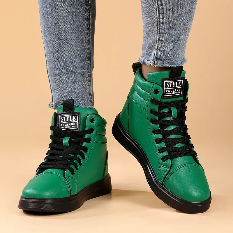 Men's High-Top Skateboarding Sneakers