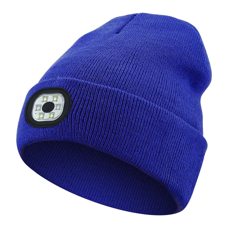 LED Beanie Hat with Light