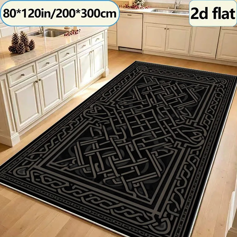 Vintage Celtic Knot Decorative Carpet
