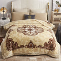 High-End Printed Warm Raschel Blanket