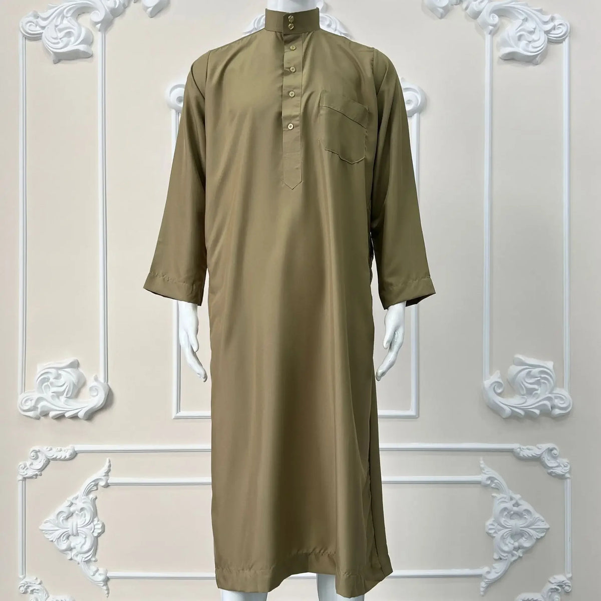 Men's White Afghan Thobe