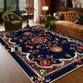 Retro Geometric Living Room Carpet