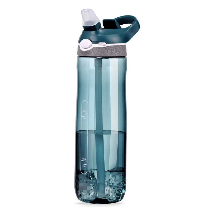 1L Tritan Sport Water Bottle with Straw
