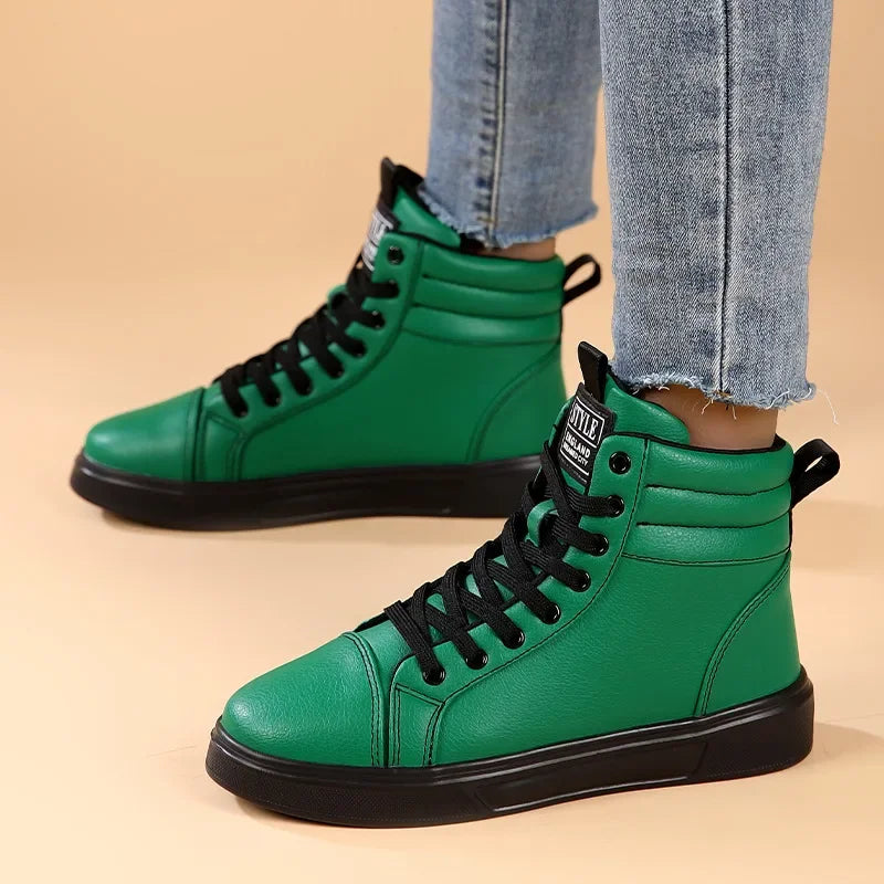Men's High-Top Skateboarding Sneakers