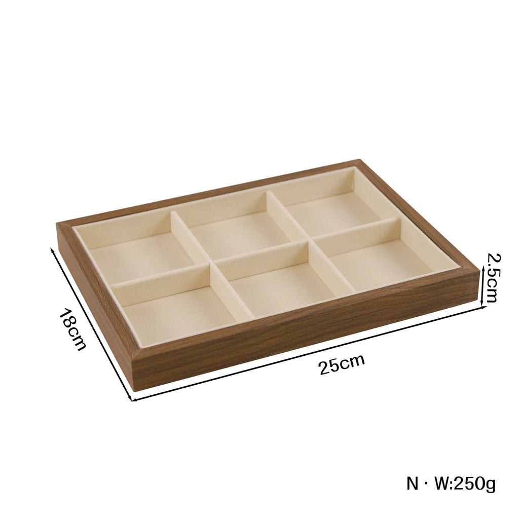 Wooden Jewelry Organizer Tray