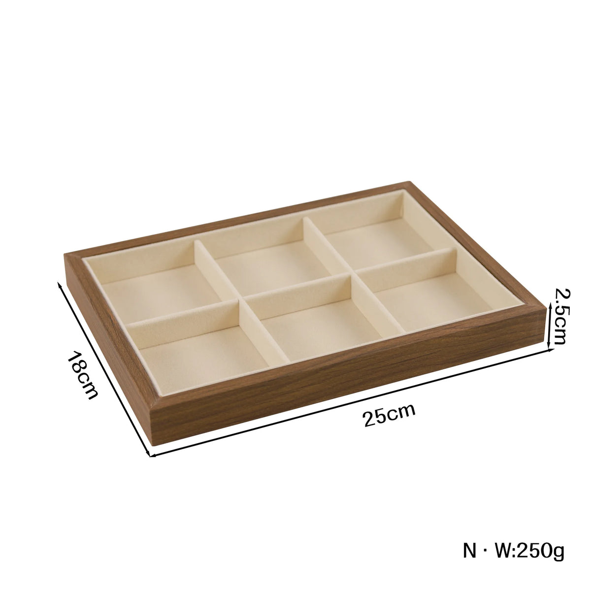 Wooden Jewelry Organizer Tray