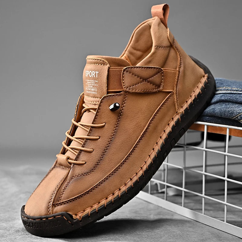 Men's Handmade Leather Casual Loafers