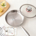 304 Stainless Steel Skillet (22/24cm)